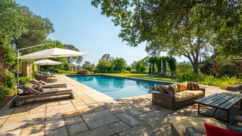 Kick off your stay with a dip in this luxurious pool!