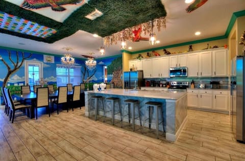 Kitchen and kitchen counter with Dining area View Floor 1