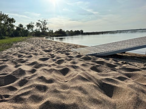700 ft of warm sugar sand just for your family