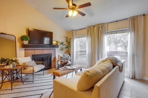 College Station Vacation Rental | 2BR | 1.5BA | Steps Required | 1,111 Sq Ft