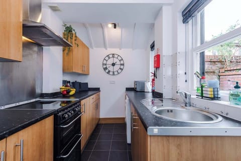 The fully equipped kitchen has everything you need for a long or short stay whilst away in Chester.