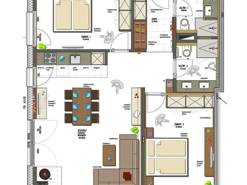 Apartment Zimba Blick by A-Appartments - apartment/apartment, bath, WC, 2 Apartment in Bürserberg