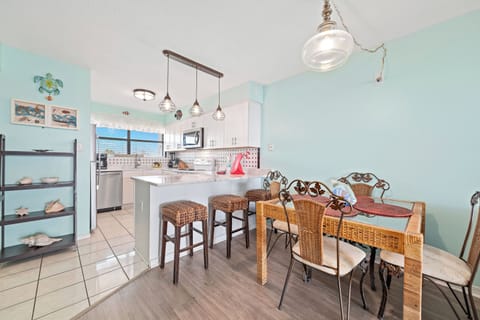 Dining area and kitchen