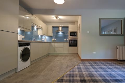 Open plan kitchen living area