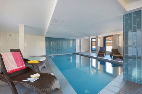 Spend time with family and friends in the indoor pool.