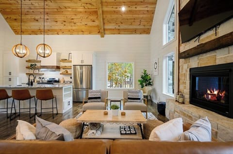 Open floor plan with plenty of natural light