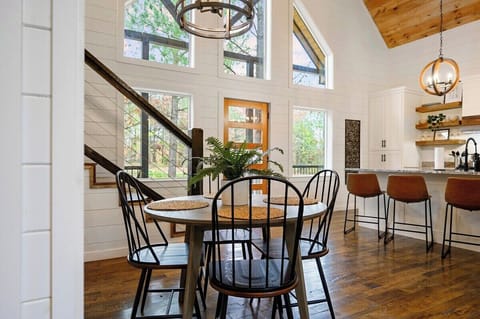 Plentiful natural light from floor-to-ceiling windows