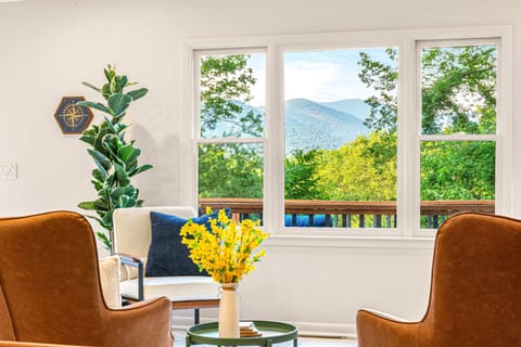 Living Room Area with Mountain Views