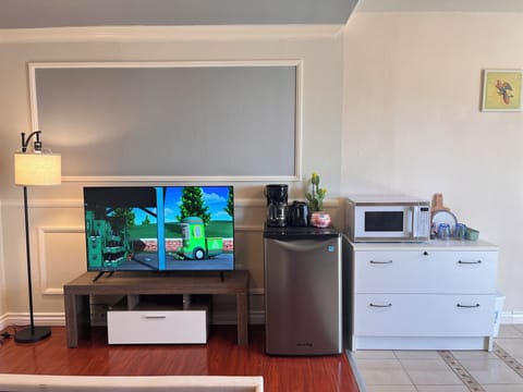 Kitchenette and TV area