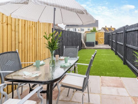 Patio | Wick Cottage, Porthcawl, near Swansea