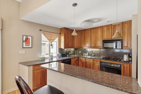 Indoors, Kitchen, Microwave, Oven, Cooktop