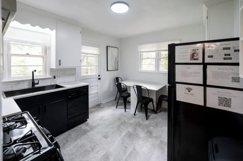 The kitchen is fully-stocked with everything you need