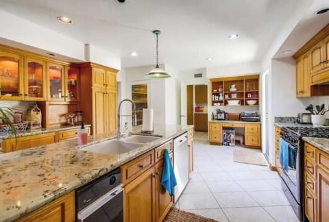 Main galley way in kitchen