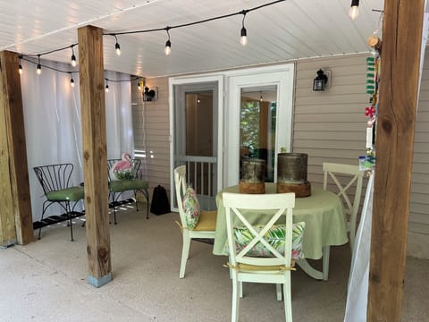 Private patio