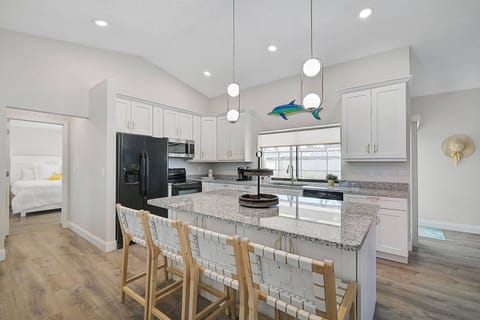 Kitchen Island is the perfect spot for a small bite or to keep the chef company