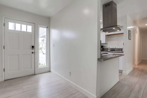 View of the entry way next to the kitchen