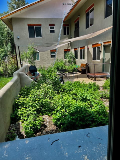 Courtyard at condo. view from living room