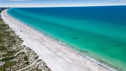 Bright White Quartz Sand 6 Minute Walk to PRIVATE entrance.
