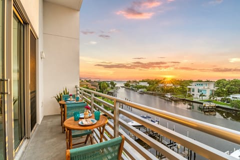 Balcony View at sunset.
