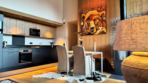 dining area + kitchen