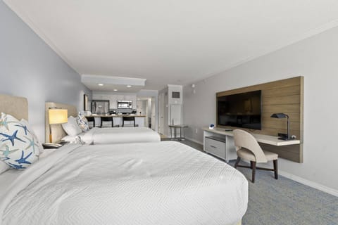 Unit Offers Two Comfortable Queen Size Beds and a Full-Size Sleeper Sofa