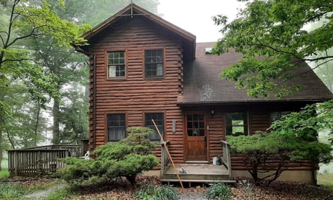 front of cabin