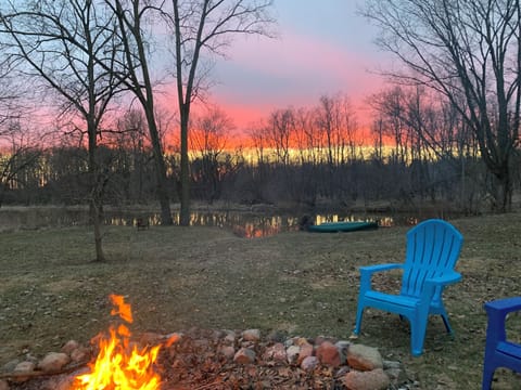 Amazing sunsets overlooking the river