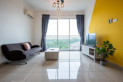 The modern living area.