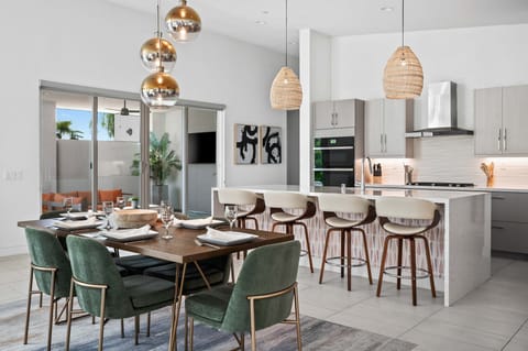 Dining table with seating fo9r 4