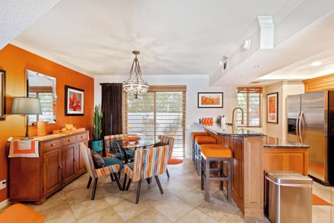 Dining table with seating for 4