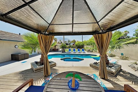 Cabana by the pool