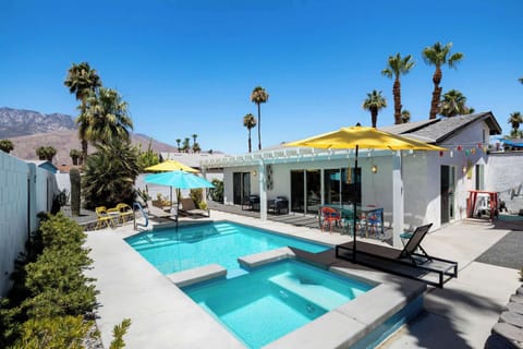Make a splash in the sparkling saltwater pool