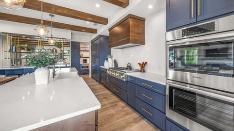 Kitchen - Oversized Refrigerator - Dishwasher, Double Ovens, &amp; Large Gas Stove