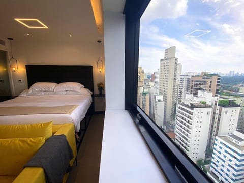 Welcome to Sampa House - offering excellent service, unparalleled views of Sao Paulo, and the best Airbnb in the city.