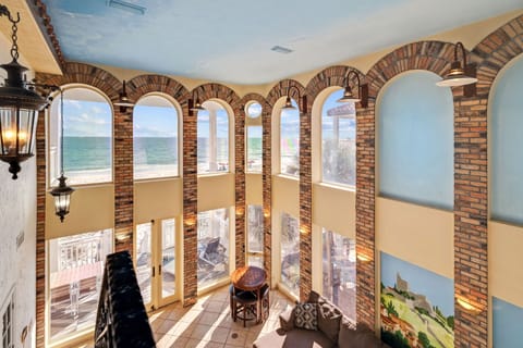 view from the stairs