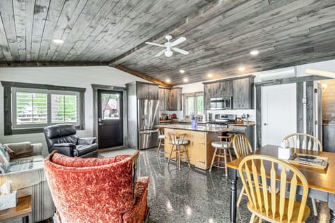 Living Area | Dining Area | Kitchen