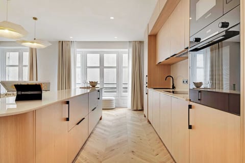 Enjoy a fully equipped kitchen -preparing delicious meals a breeze.
