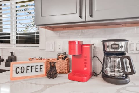 Keurig and drip coffee maker