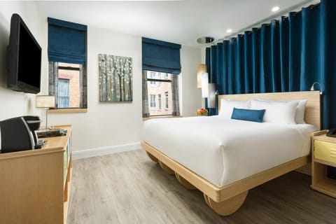 Bedroom. Interior and views may vary based on location and availability