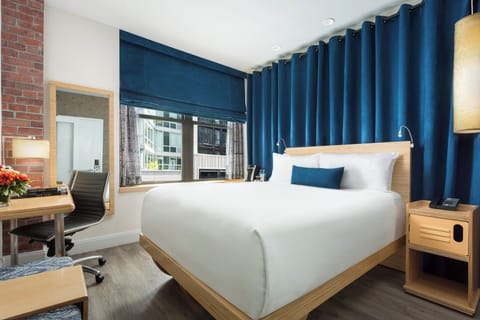 Bedroom. Interior and views may vary based on location and availability