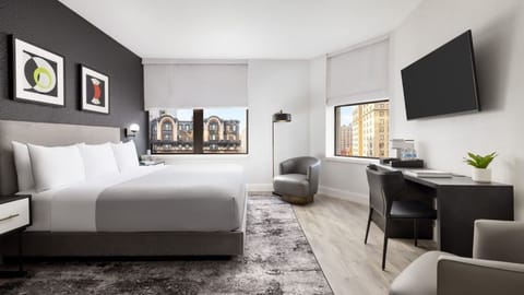 Bedroom. Interior and views may vary based on location and availability