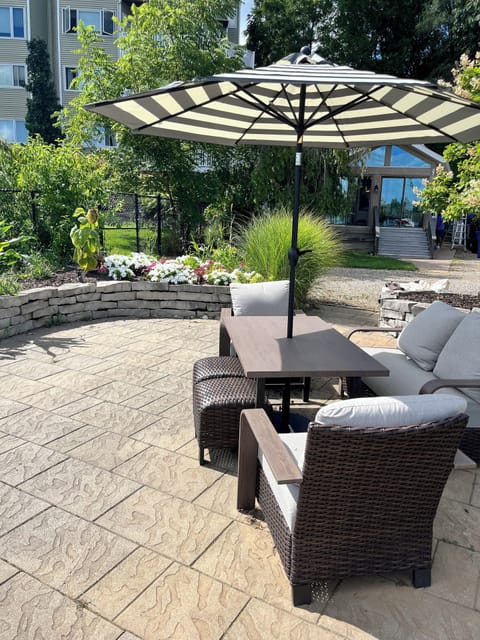 Front patio and front house