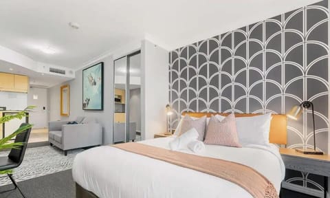 Clean and comfy bedroom