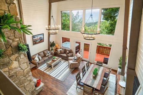 Gorgeous Living Room View with Amazing Mountain Views
