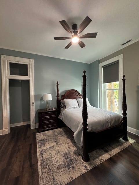 Smart TV in the master bedroom.