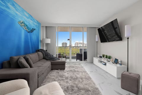 Plenty of  comfortable living room seating area