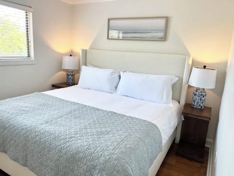 Primary bedroom with a king bed