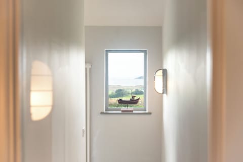 View from first floor window at top of stairs