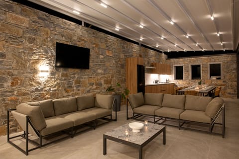 Witness breathtaking sunsets from the cozy outdoor lounge.