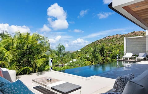 Nice heated pool, terrace with sun loungers, well exposed to the sun. Gas barbecue. Outdoor shower. 
